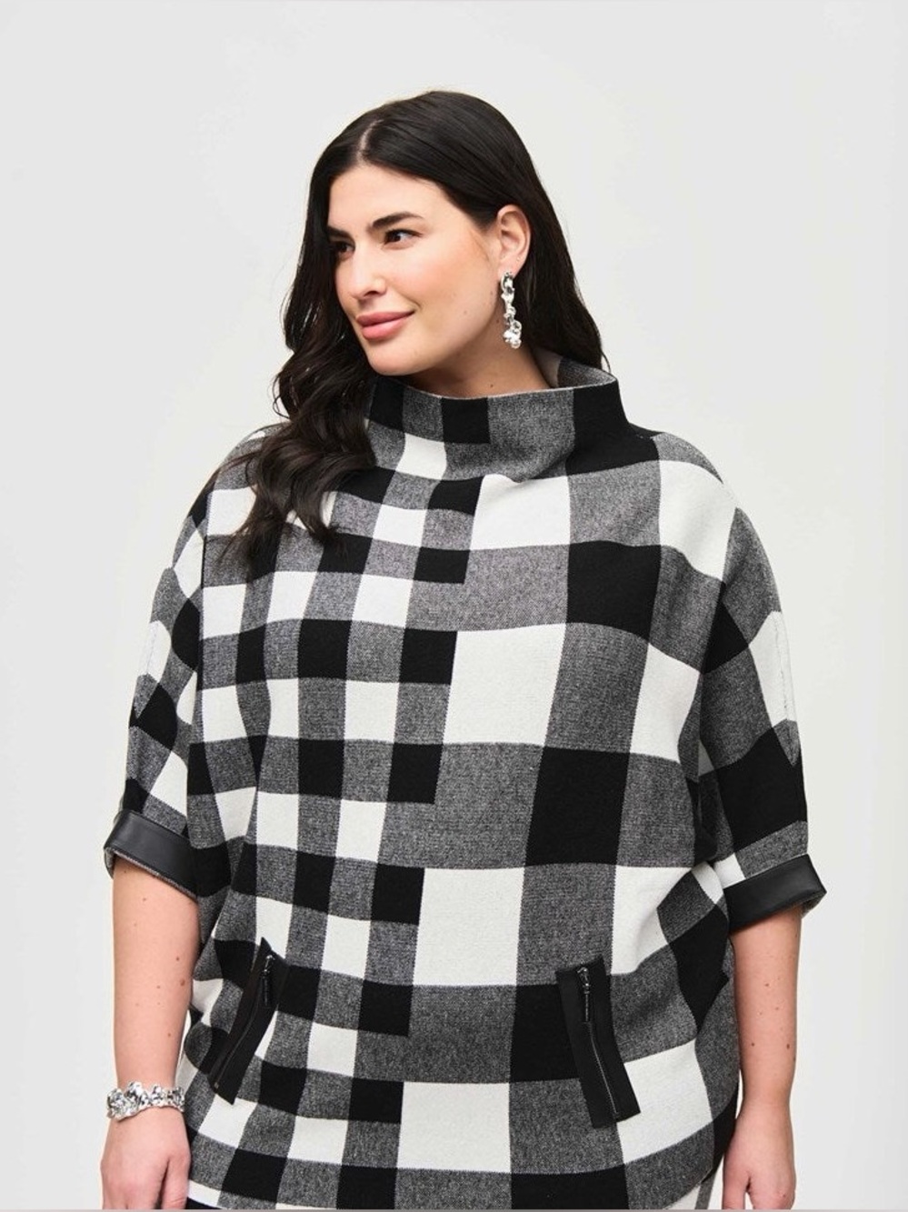 Joseph Ribkoff Plus Size Colour Block Sweater